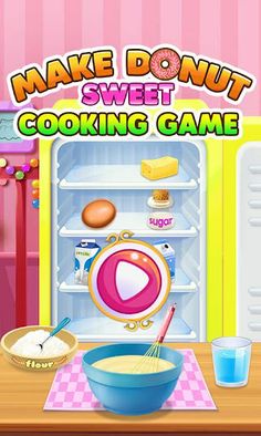 Make Donut Sweet Cooking Game - Screenshot 1