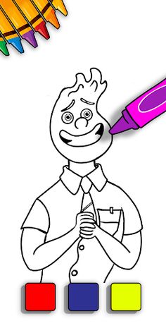 Elemental Coloring book - Screenshot 1