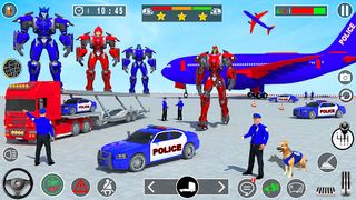 US Police Robot Car Transport - Screenshot 1