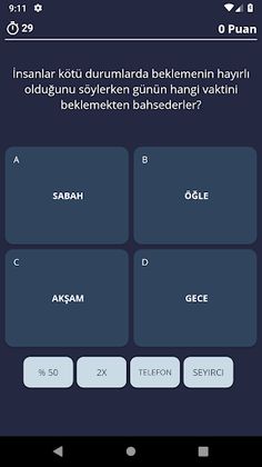 Genel Bilgi Yarışması - Screenshot 2