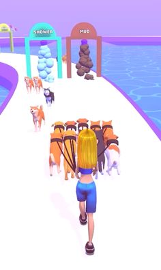 Dog Run 3D - Screenshot 1