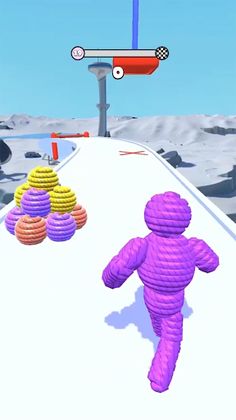 Rope-Man Run - Screenshot 1