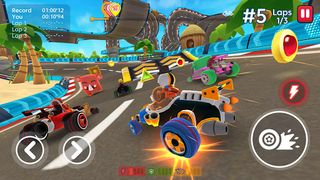 Starlit On Wheels: Super Kart - Screenshot 1