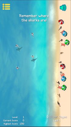 Shark Attack Memory Game - Screenshot 3