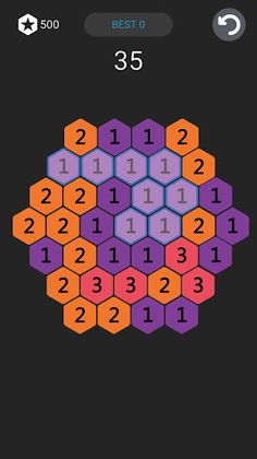 Make Star - Hex puzzle game - Screenshot 3