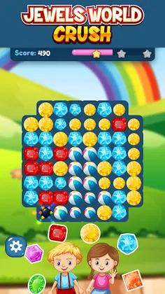 Jewels World Crush - Screenshot 4