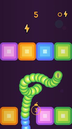 Colorful Snake Craze - Screenshot 2