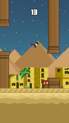 Flappy Superhero - Screenshot 2