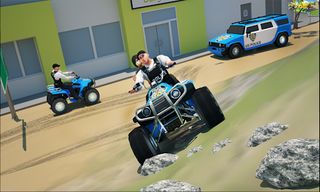 Police Bike Racing - Quad Game - Screenshot 3