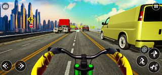 Crazy Traffic Bicycle Rider 3D - Screenshot 2