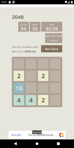 2048 fast - Screenshot 2