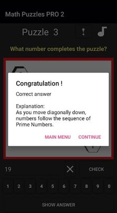 Math puzzles PRO 2 - Screenshot 3