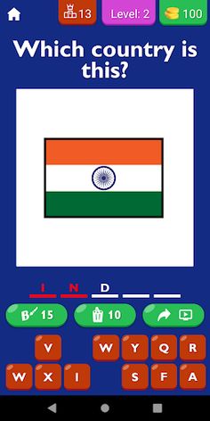 Guess Asian Countries By Flag - Screenshot 3