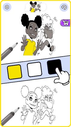 Amanda Coloring adventure III - Screenshot 1