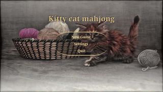 Kitty cat cards mahjong - Screenshot 1