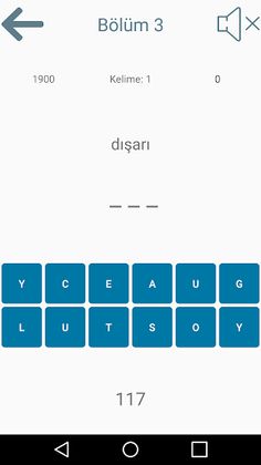 Word Finding Game (Turkish - E - Screenshot 3