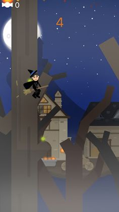 Halloween Witch Jumping Game - Screenshot 4