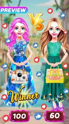 Fashion Styles Girls Dress up - Screenshot 1