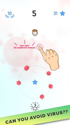 Virus Plague: Avoid Virus Tap - Screenshot 1