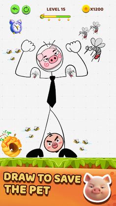 Save Your Pet: Draw Puzzle - Screenshot 2