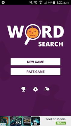 Halloween Word Search - Screenshot 1