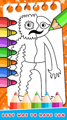 Garten in BanBan 4 Coloring - Screenshot 1