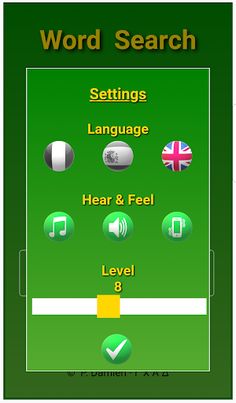 Word Search - English, French, - Screenshot 2