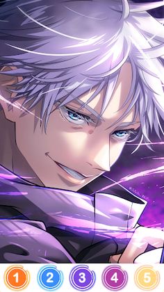 Jujutsu Coloring Kaisen Game - Screenshot 3