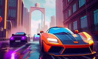 Traffic Highway Car Race - Screenshot 1