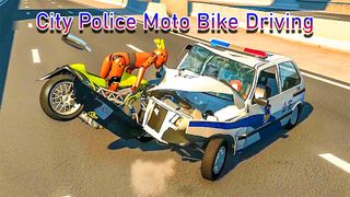 City Police Moto Bike Crash - Screenshot 2
