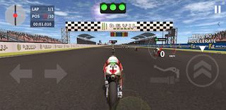 Super Moto Racing Game - Screenshot 2