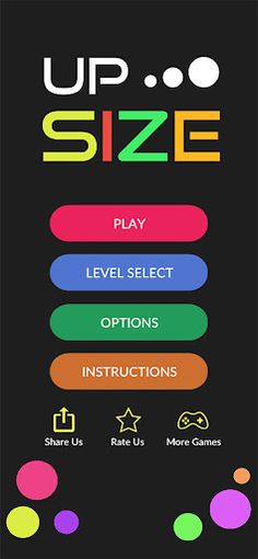 UpSize - Touch Puzzle Game - Screenshot 1