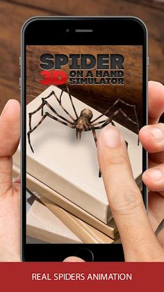 3D spider on a hand simulator - Screenshot 2
