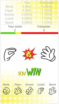 Rock-Paper-Scissors-Lizard-Spo - Screenshot 1