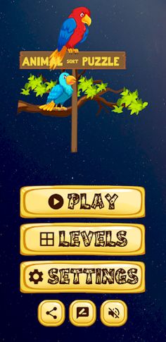 Animal bird sort puzzle 2023 - Screenshot 1
