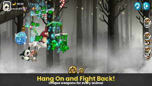 Monkey Battle: Swing Shot - Screenshot 2