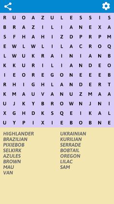 Cats Word Search - Screenshot 4