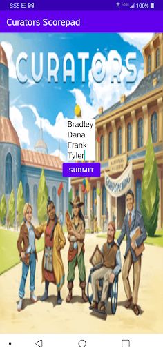 Curators Scorepad - Screenshot 2