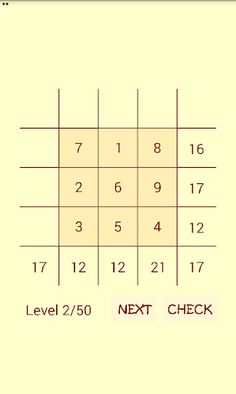 Math Magic Square - Screenshot 1