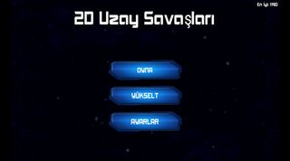 Uzay Savaşları 2D - Screenshot 1
