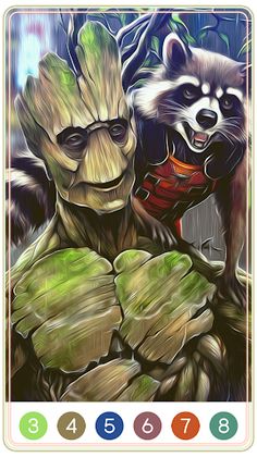 Guardians of Galaxy Coloring - Screenshot 4