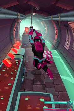 Spider Hero Subway Rush Man - Screenshot 3