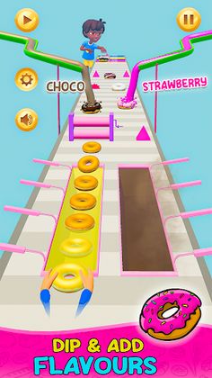 Donut Stack Maker: Donut Games - Screenshot 2