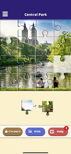Central Park Love Puzzle - Screenshot 1