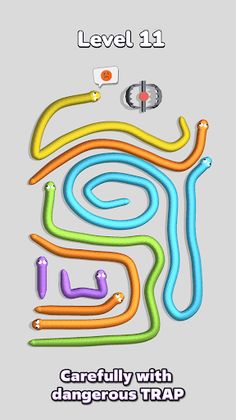 Twisted Snakes: Tangle Master - Screenshot 2