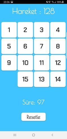 Sayı Kaydırmalı Bulmaca Oyunu - Screenshot 3