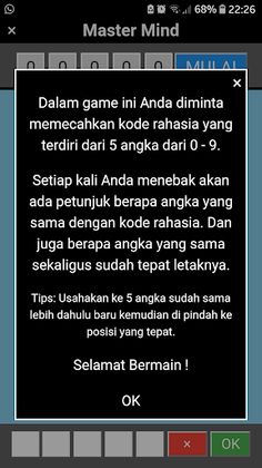 Master Mind Angka - Screenshot 2