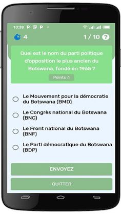 Quiz Bostwana - Screenshot 3