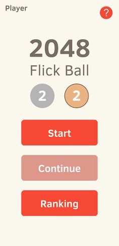 2048 Flick Ball - Screenshot 1