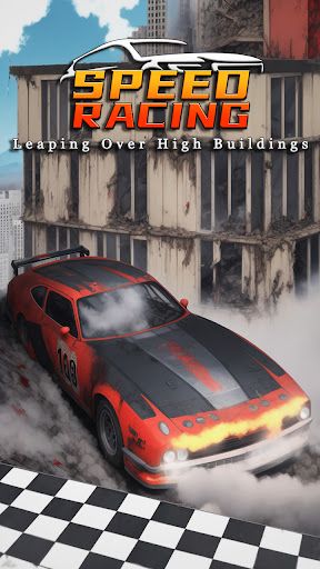 Speed Racing:Fly Over Building - Screenshot 3